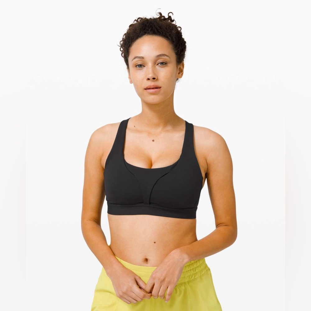 Lululemon NWT Stash It All Bra Black Size 4